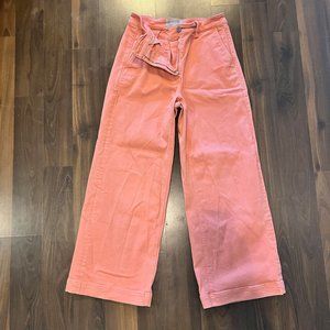 Everlane Wide Leg Pink Jeans